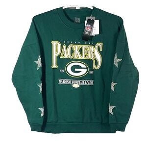 Green Bay Packers Football NFL Gameday Couture Sweatshirt Women Small Dark Green